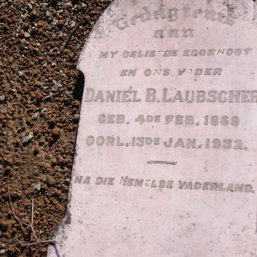 LAUBSCHER Daniel B. 1869-1932