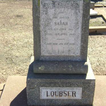 LOUBSER Sarah 1901-1941