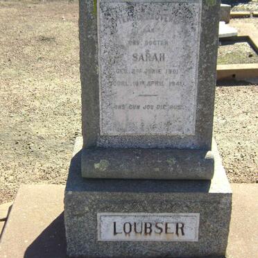 LOUBSER Sarah 1901-1941
