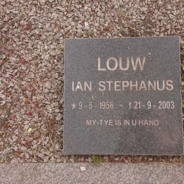LOUW Ian Stephanus 1956-2003