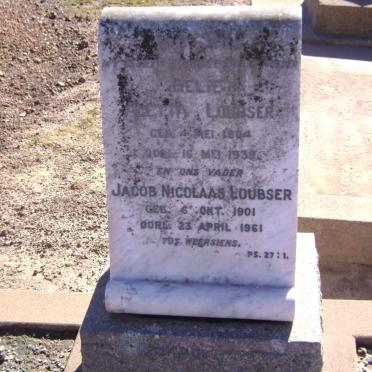 LOUBSER Jacob Nicolaas 1901-1961 &amp; Helie Aletta 1904-1939