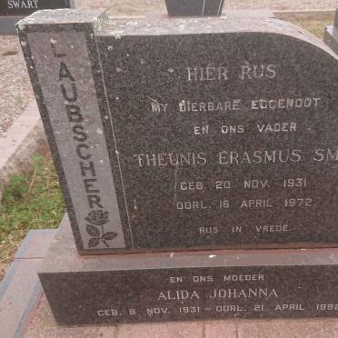 LAUBSCHER Theunis Erasmus Smit 1931-1972 &amp; Alida Johanna 1931-1992 :: LAUBSCHER Renier Johannes 1954-2016 