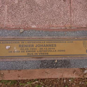 LAUBSCHER Renier Johannes 1954-2016