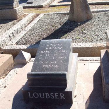 LOUBSER Susanna Johanna Maria 1913-1985
