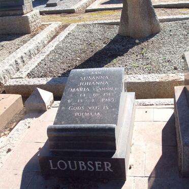 LOUBSER Susanna Johanna Maria 1913-1985