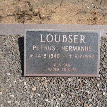 LOUBSER Petrus Hermanus 1940-1992