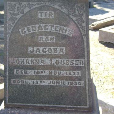 LOUBSER Jacoba Johanna 1857-1934