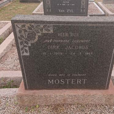 MOSTERT Dirk Jacobus 1909-1967