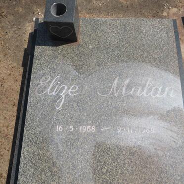 MALAN Elize 1968-1989