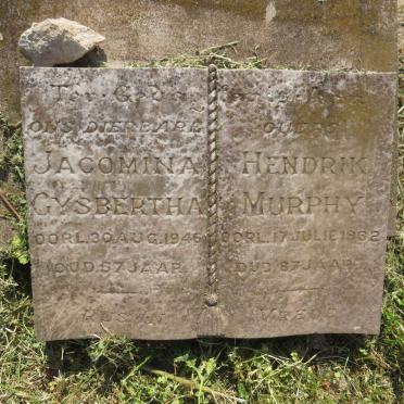 MURPHY Hendrik -1962 &amp; Jacomina Gysbertha -1946