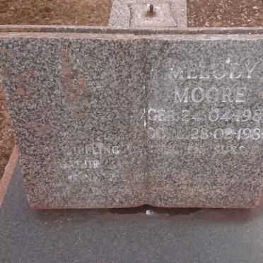 MOORE Melody 1983-1986
