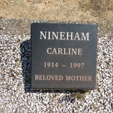 NINEHAM Carline 1914-1997