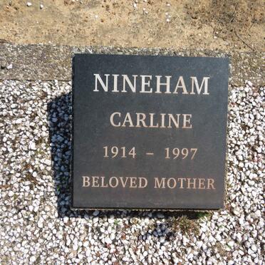 NINEHAM Carline 1914-1997