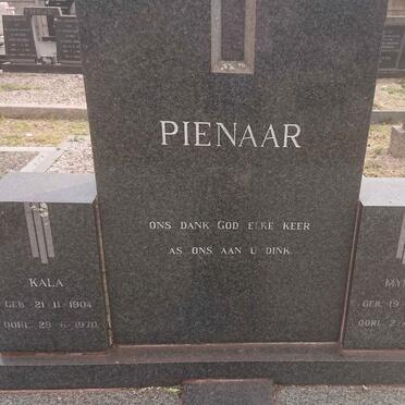 PIENAAR Kala 1904-1970 :: PIENAAR Mynie 1919-1997