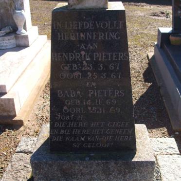 PIETERS Hendrik 1967-1967 :: PIETERS Baba 1969-1969