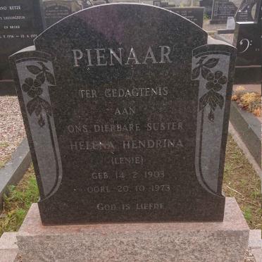 PIENAAR Helena Hendrina 1903-1973