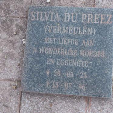 PREEZ Silva, du nee VERMEULEN 1925-1996