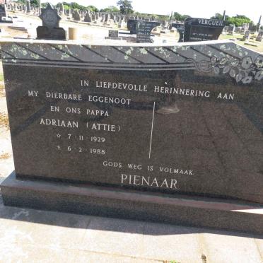 PIENAAR Adriaan 1929-1988