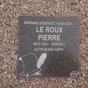 ROUX Pierre, le 1934-2013