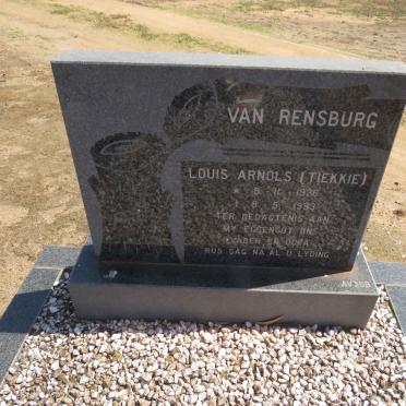 RENSBURG Louis Arnols, van 1926-1993