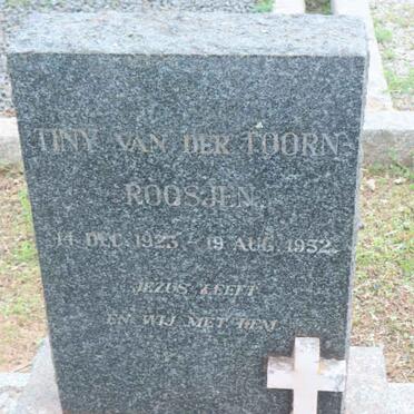 ROOSJEN Tiny van der Toorn 1923-1952