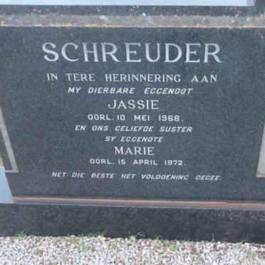 SCHREUDER Jassie -1968 &amp; Marie -1972