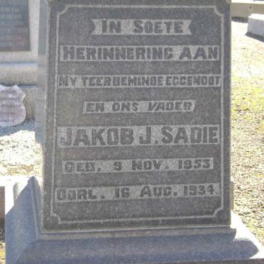 SADIE Jakob J.  1853-1934
