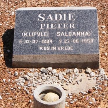 SADIE Pieter Hendrikus Jacobus 1894-1950
