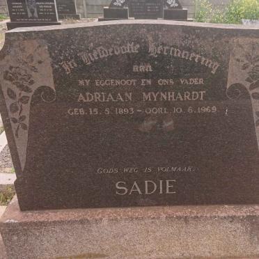 SADIE Adriaan Mynhardt 1893-1969