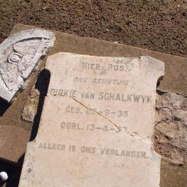 SCHALKWYK Dirkie, van 1935-1937