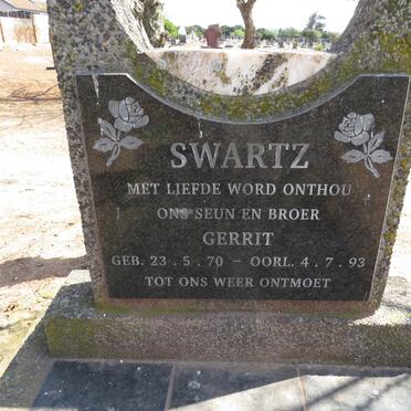 SWARTZ Gerrit 1970-1993