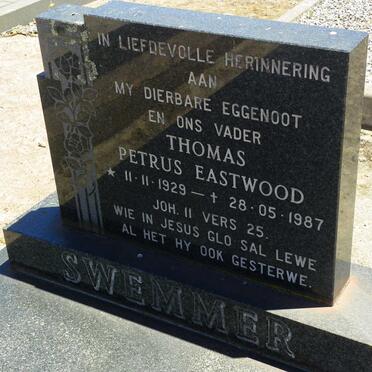 SWEMMER Thomas Petrus Eastwood 1929-1987
