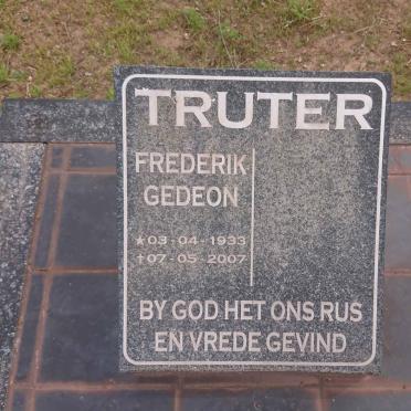 TRUTER Frederik Gedeon 1933-2007