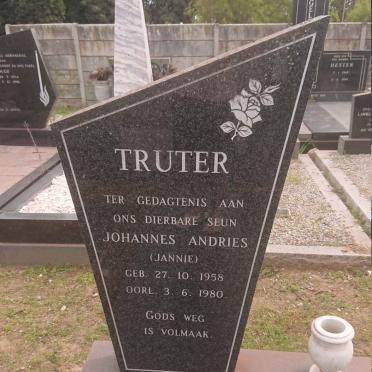 TRUTER Johannes Andries 1958-1980