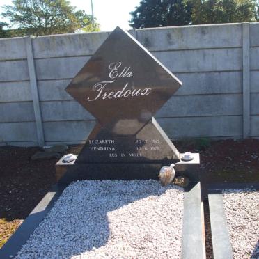 TREDOUX Elizabeth Hendrina 1915-1978