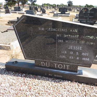 TOIT Jessie, du 1929-1988
