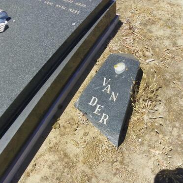 ? Pieter Johannes, van der 1952-198?