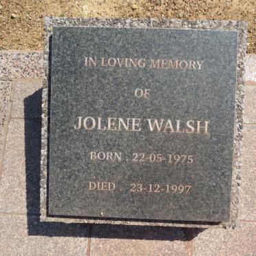 WALSH Jolene 1975-1997