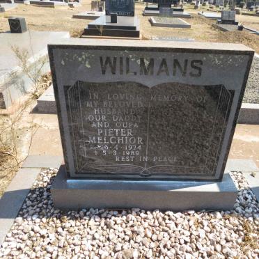 WILMANS Pieter Melchior 1924-1989