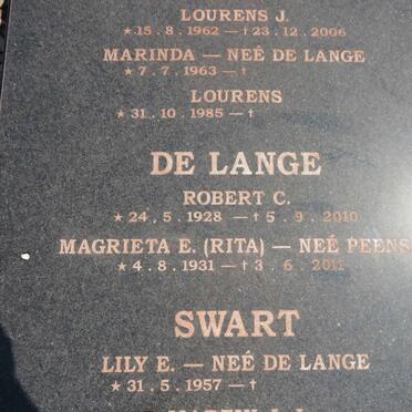 WESTHUIZEN, van der :: VAN ROOYEN :: DE LANGE :: PEENS :: SWART