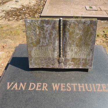 WESTHUIZEN Rynier Jacobus, van der 1965-1987