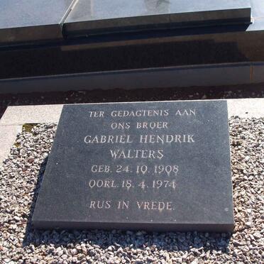 WALTERS Gabriel Hendrik 1908-1974
