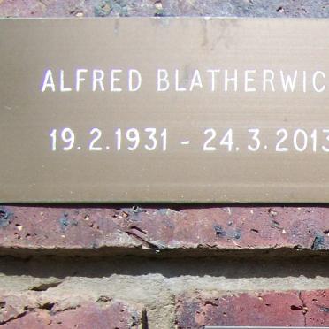 BLATHERWICK Alfred 1931-2013