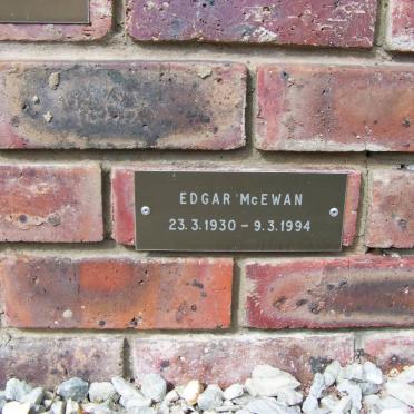 McEWAN Edgar 1930-1994