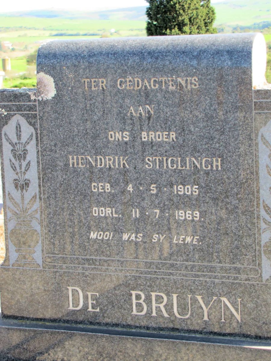 BRUYN Hendrik Stiglingh, de 1905-1969