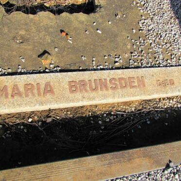 BRUNSDEN Florence Maria -1973