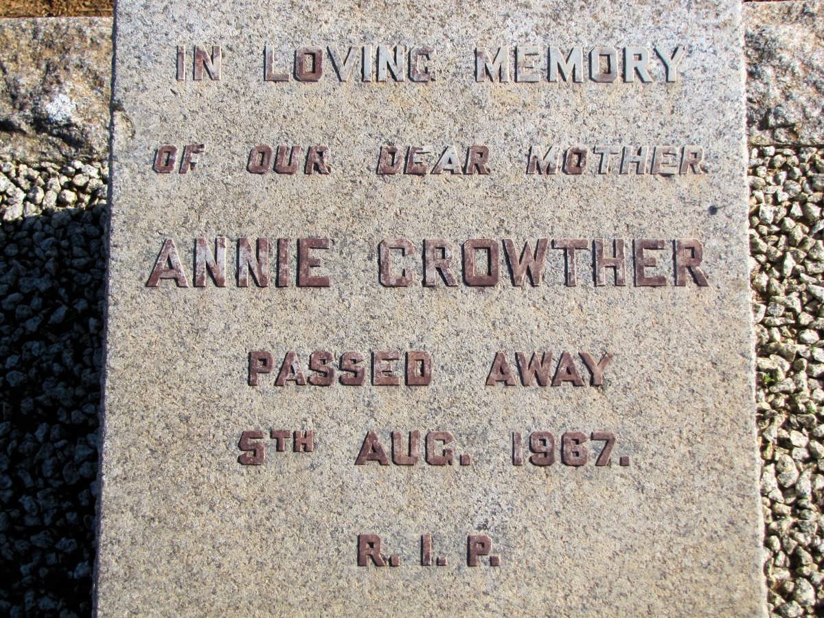 CROWTHER Annie -1967