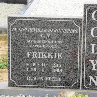 COLYN Frikkie 1915-1998