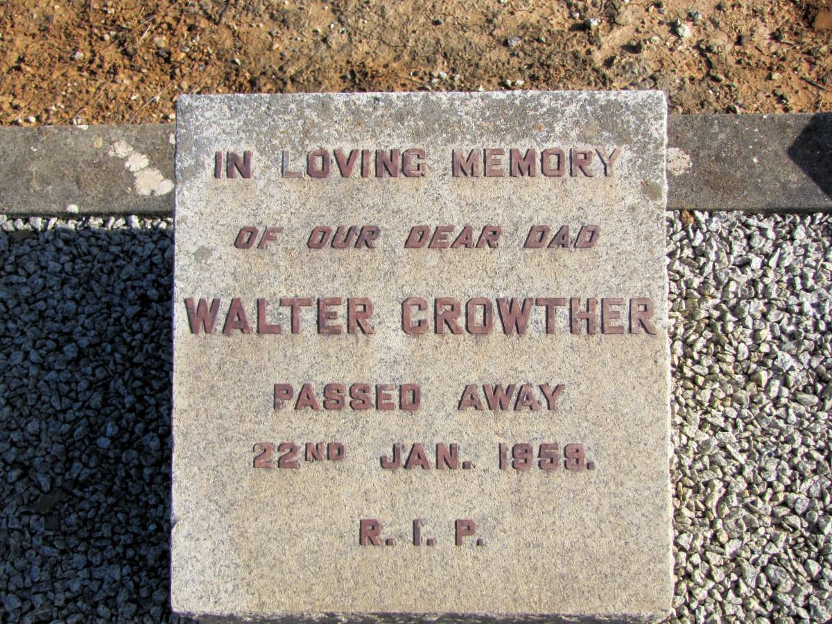 CROWTHER Walter -1959