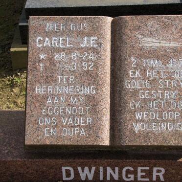 DWINGER Carel J.E. 1924-1992